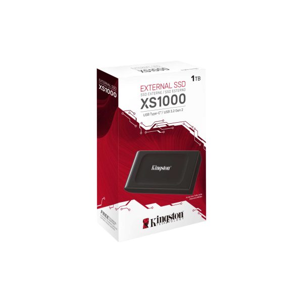 Disco Solido SSD Externo Portatil USB 1TB Kingston XS1000 Tipo C - Imagen 2